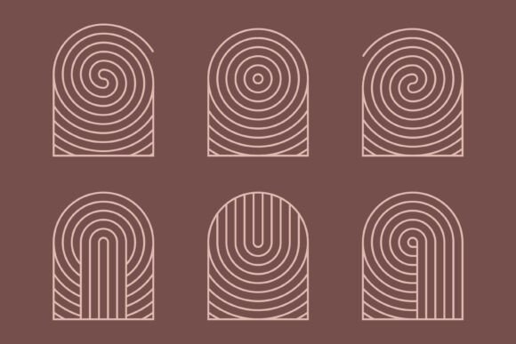 Archway Door Circle Line Fingerprint: A Strategic Design Asset for Modern Brand Identity