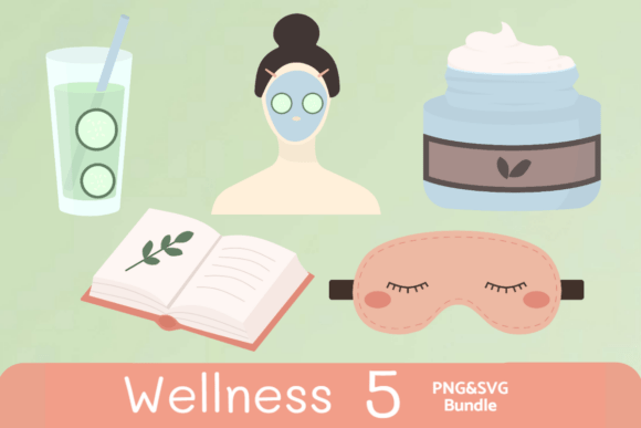 Beauty Wellness Clipart: Elevate Your Creative Projects with Mindful Design