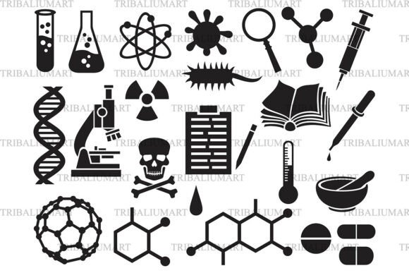 Chemical Icons Set: A Modern Design Resource