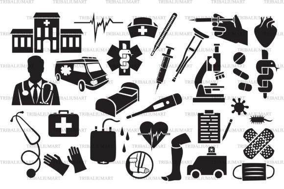 Hospital Medical Icons SVG: Precision, Versatility, and Clarity for Modern Healthcare Design