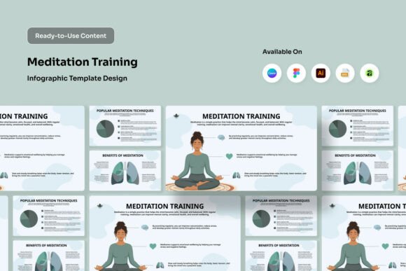 Meditation Training Infographic Template