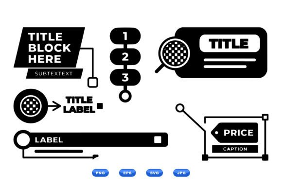 Modern Infographic Label Designs
