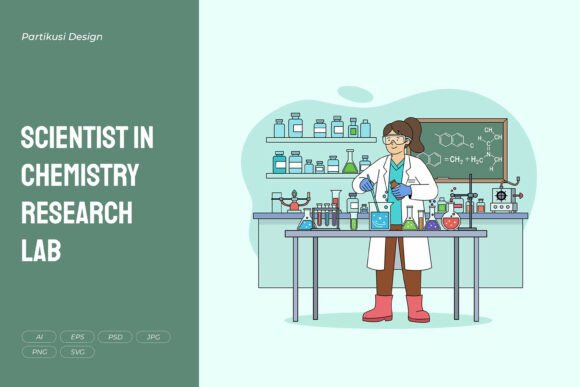 Scientist in Chemistry Research Lab