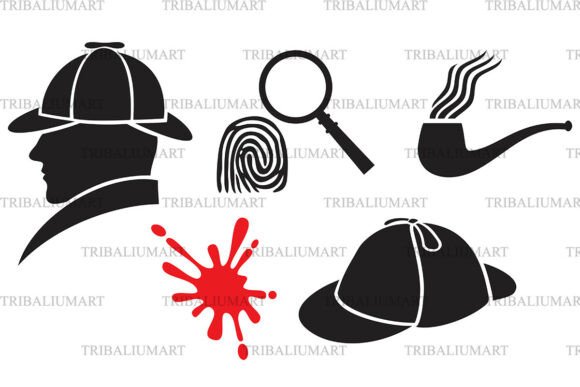 Sherlock Holmes Icons Set for Creative and Professional Workflows
