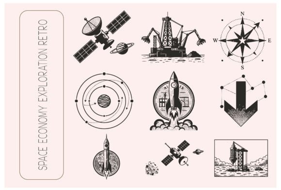 Space Economy and Exploration Retro